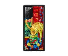 Dėklas iKins case for Samsung Galaxy Note 20 cat with red fish