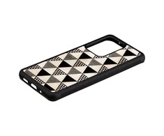 iKins dėklas skirtas Samsung Galaxy S20 Ultra pyramid juodos spalvos