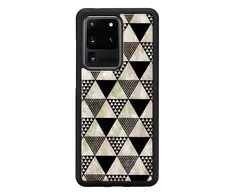 iKins dėklas skirtas Samsung Galaxy S20 Ultra pyramid juodos spalvos