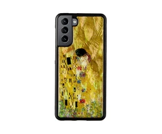 iKins dėklas skirtas Samsung Galaxy S21+ kiss juodos spalvos