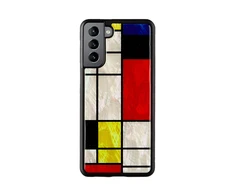 Dėklas iKins case for Samsung Galaxy S21+ modrian juodas