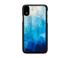 Mėlyna iKins telefono dėklas iPhone XR, mėlynas lake juodas