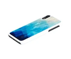 iKins SmartPhone dėklas Apple iPhone XR mėlynas lake baltos spalvos
