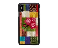 Dėklas iKins SmartPhone case iPhone XS Max cherry blossom juodas