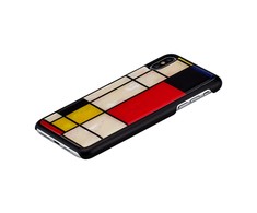Ikins Telefono dėklas iPhone XS Max, Mondrian, juodas