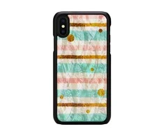 „iKins“ išmaniojo telefono dėklas iPhone XS/S, mėtinės juodos spalvos