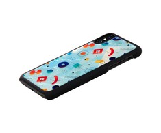 Ikins Juodas telefono dėklas iPhone XS/S