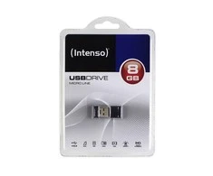 STICK 8GB USB 2.0 Intenso 3500460 Micro Line Juodas