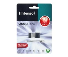 STICK 16GB USB 3.0 Intenso 3532470 Slim Line Juodas