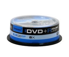 INTENSO 4311144 DVD+R DL DoubleLayer Intenso [ cakebox 25 | 8,5 GB | 8x]
