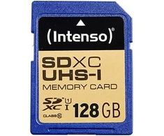 Atminties kortelė Intenso SDXC kortelė 128GB Class 10 UHS-I Premium