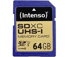 Atminties kortelė Intenso SDHC 64GB UHS-I 3421490