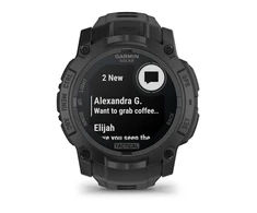 Išmanusis laikorodis Instinct® 3 – 50 mm, Solar, Tactical Edition, Juodas su juodu dirželiu