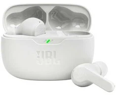 Ausinės JBL Vibe Beam, baltos