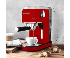 Espreso kavos aparatas Gastroback Design Espresso Piccolo, 1,5 l, raudonas
