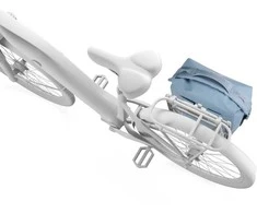 Thule Shield 22L dviračio krepšys su InLock, vidutinės mėlynos spalvos