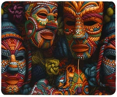 Kilimėlis Sbox VIRACOCHA M MP-07 300x250mm, Juodas With Print