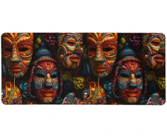 Kilimėlis Sbox VIRACOCHA XL MP-07 700x300mm, Juodas With Print