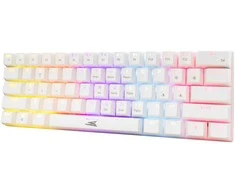 Baracuda Dolphin mechaninė žaidimų klaviatūra, US išdėstymas, Mėlyna Switches, Baltas (BGK-03221)