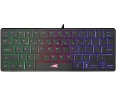 Baracuda Gaming Membrane Klaviatūra SEAHORSE, US išdėstymas, Juodas (BGK-04141)