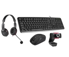 TRACER 4w1 Multi-Office Set klaviatūra Pelės kilimėlis heapdhones