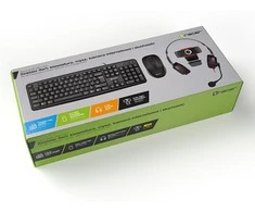 TRACER 4w1 Multi-Office Set klaviatūra Pelės kilimėlis heapdhones