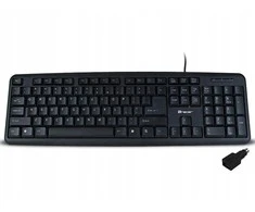 TRACER TRAKLA45489 Klaviatūra TRACER Maverick Juodas USB + PS2 Adapteris, US