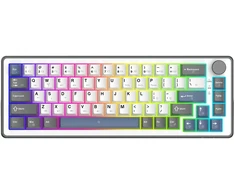 Klaviatūra White Shark Baltas Shark EXCALIBUR M GK-009251 Baltas US