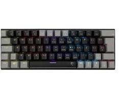 Klaviatūra White Shark Baltas Shark Wakizashi-2 juodas-pilkas US red switch