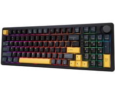 White Shark Klaviatūra žaidimams Baltas Shark Excalibur juoda KTT Wine Raudona RGB Hot-Swap