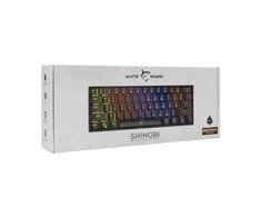 Klaviatūra White Shark Juodas Shark GK-2022 Shinobi US Brown SW