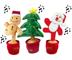 Koala Games G2585 Christmas Danging, Singins &amp; Lighting Plushes 36 cm