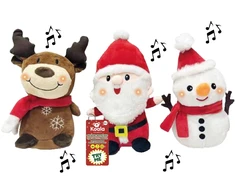 Koala Games G2586 Christmas Danging, Singins &amp; Lighting Plushes 24 cm