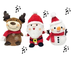 Koala Games G2586 Christmas Danging, Singins &amp; Lighting Plushes 24 cm