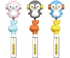 Koala Games G2661 pingvinų burbulų pūstuvas su muzikiniu dangteliu (atsitiktinė spalva)