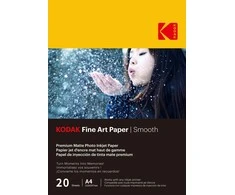 Kodak Premium Fineart Smooth Photo Paper 20 vnt. A4 21x30cm / Kat. 9891-092