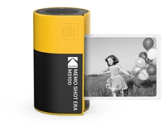 KODAK Memo Shot ERA 2in1 „Bluetooth“ kamera nuotraukoms, etiketėms, lipdukams / M100 / Geltonas