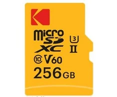 Atminties kortelė Kodak Micro SDXC 256GB UHS-II U3 A1 V60 Ultra Pro