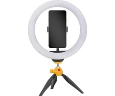 Kodak SB6083 LED Ring Light Selphie 10'' SL001 + Statyw Pilot Juodas