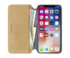 Dėklas Krusell Broby 4 Card SlimWallet Apple iPhone XS Max cognac
