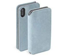 Dėklas Krusell Broby 4 Card SlimWallet Apple iPhone XS Max mėlynos spalvos