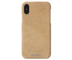 Dėklas Krusell Broby Cover Apple iPhone XS Max konjakas