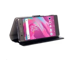 Dėklas Krusell Ekero FolioWallet 2in1 skirtas Sony Xperia XA, juoda