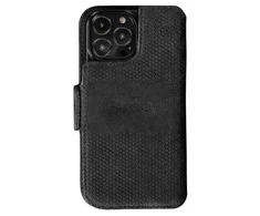 Dėklas Krusell PhoneWallet Leather iPhone 13 Pro Max 6.7" juoda/juodas 62396