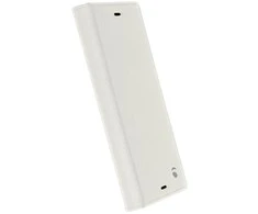 Dėklas Krusell Malmo 4 Card FolioCase skirtas Sony Xperia XA1, balta