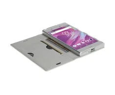 Dėklas Krusell Malmo 4 Card FolioCase skirtas Sony Xperia XA1, balta
