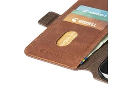Dėklas Krusell PhoneWallet Samsung Galaxy S21+ vintage konjakas (62270)