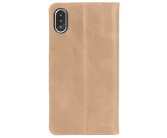 Dėklas Krusell Sunne 4 Card FolioWallet Apple iPhone XS Max vintage nude