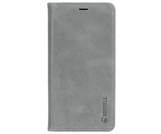 Dėklas Krusell Sunne 4 Card FolioWallet Apple iPhone XS Max vintage pilkas