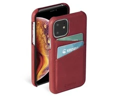 Dėklas Krusell Sunne CardCover Apple iPhone 11 vintage raudonos spalvos (61791)